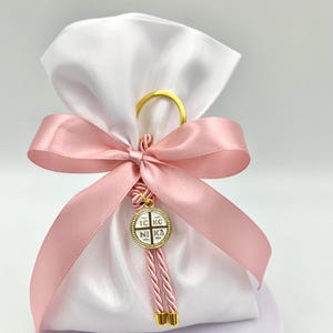 Greek baptism favor, Cross Favor, 10 pcs, koufeta bomboniera, christening favor, Baptism girl, koufeta favor bag