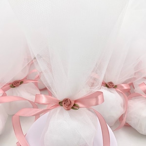 Bomboniera in tulle-Bomboniere in tulle Bomboniera nuziale-Koufeta-Bomboniere tradizionali greche-boubounieres sacchetto in tulle-Bobouniere greche.