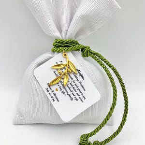 10 pcs,  Luxury Olive wreath boubounieres -Personalized Wedding Favors -koufeta Bomboniera-Wedding Bomboniere -Greek wedding bombonieres.