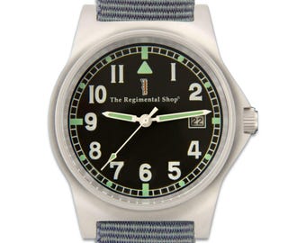 G10 Military Watch with Silver Watch Strap
