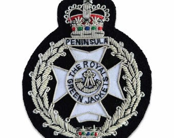 Royal Green Jackets Blazer Badge