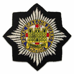 Insignia de chaqueta de la Guardia Real de Dragones