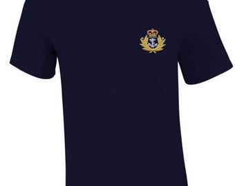 Royal Navy Cotton T-shirt (Cap Badge)