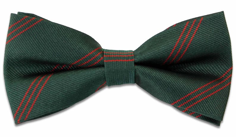 King's Royal Rifles Corps Silk (Pre-tied) Bow Tie image 1