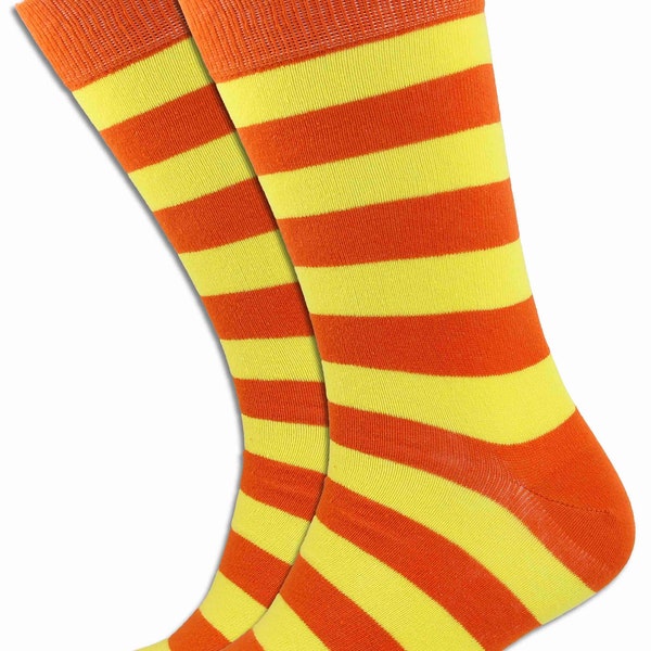 Orange & Yellow Socks