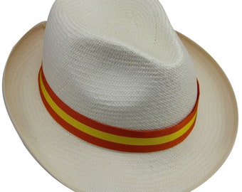 Orange & Yellow Panama Hat