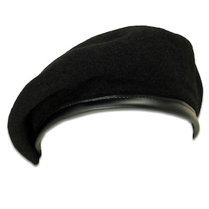 Black Military Beret image 1