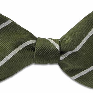 Green Howards Silk (Self Tie) Bow Tie