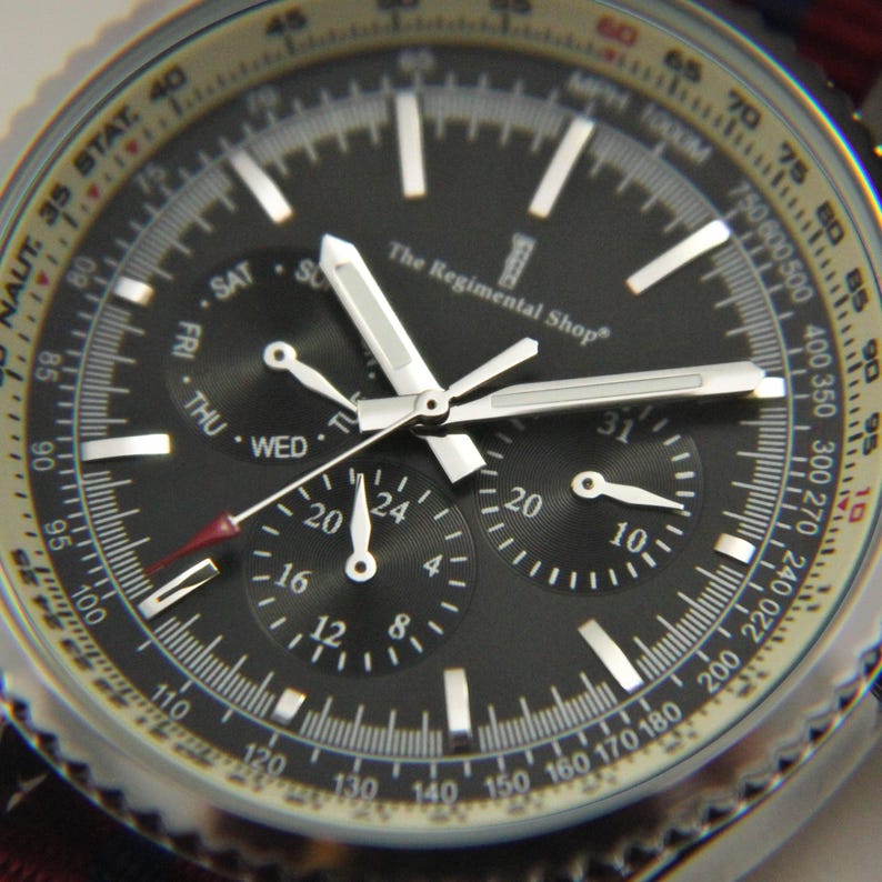 James Bond Military Multi Dial Watch image 7