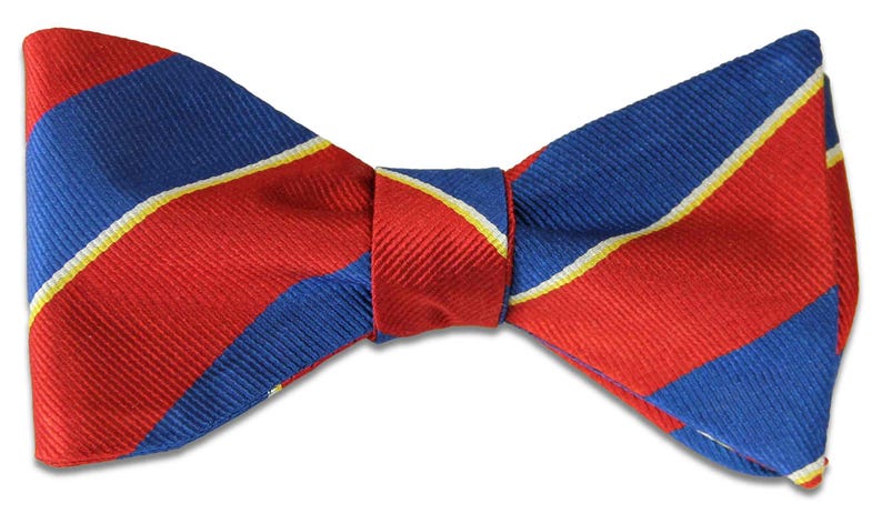 18 Battery Royal Artillery Silk (Self Tie) Bow Tie image 1