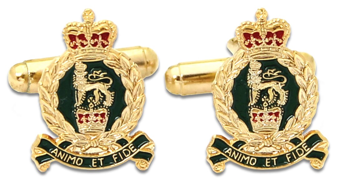 Gemelli Aquila Con Tema Corpo Dei Marines (USMC) In Confezione Regalo - Colore Argento