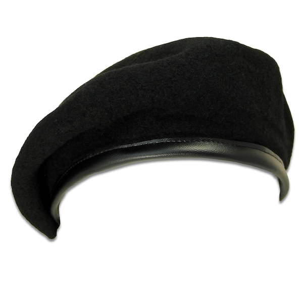 Black Military Beret