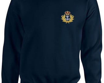 Heavy-duty Royal Navy-sweater (petbadge)