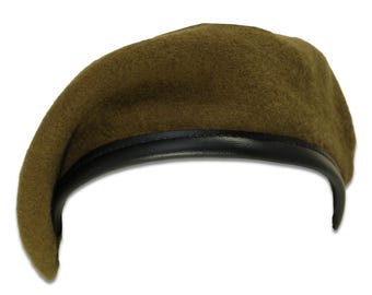 Boina militar color caqui