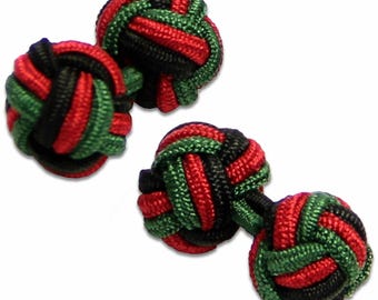 Gemelos con nudo de rifles