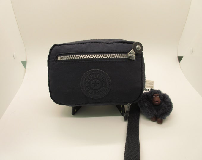 Kipling Foldable Backpack Blue With Monkey 16l X 10w X 3d Etsy