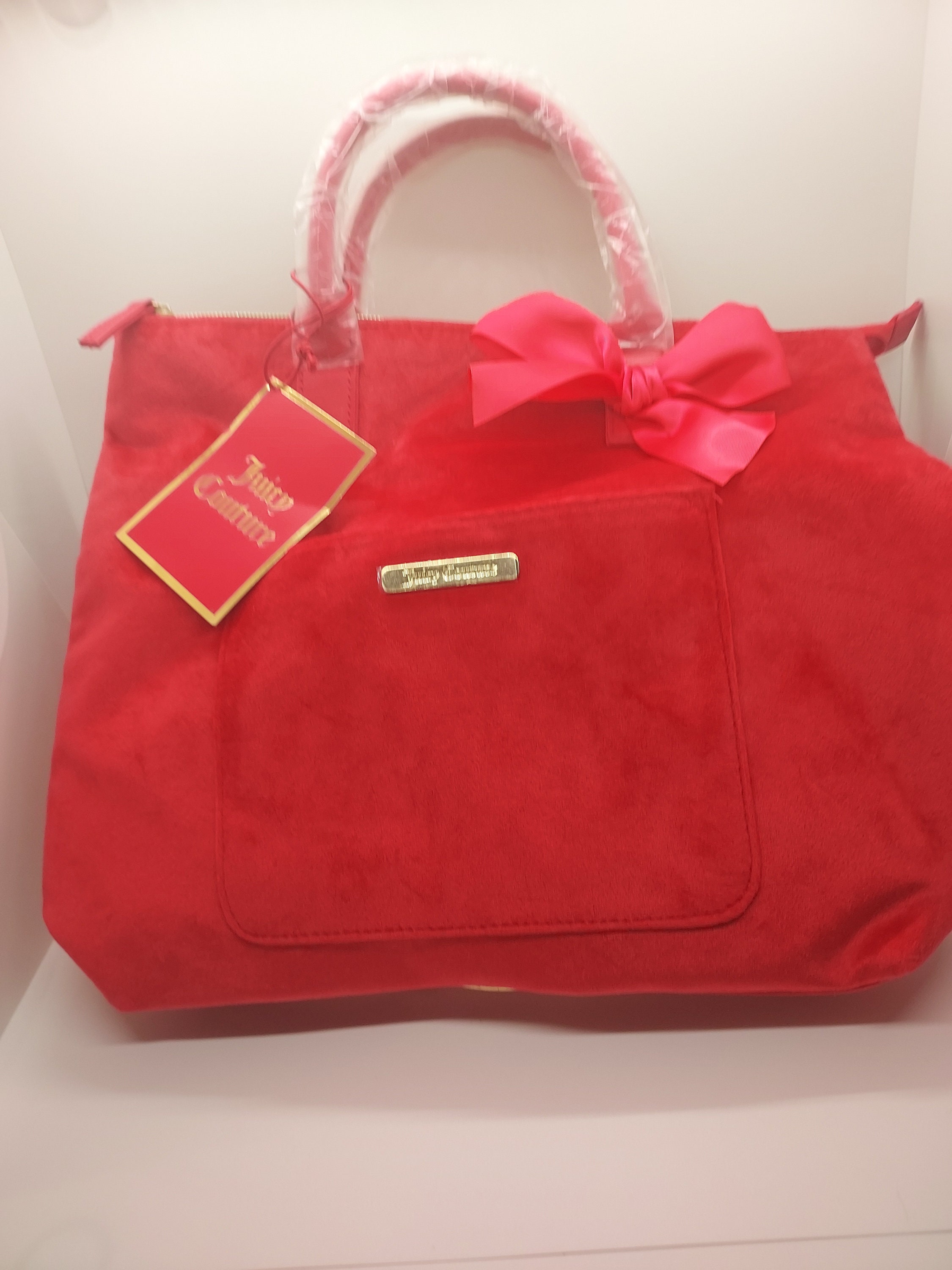 JUICY COUTURE PINK BACKPACK/TOTE BAG Juicy Couture Crystal Pink Clay Royal Moment Medium Backpack  main image 2