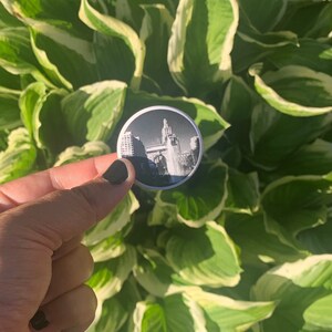 NYC 1.5 Round Inch Button Pin • ObscuraPrintShop • Disposable Camera Photograph • Photography • Art • Manhattan • Fashion Accessory