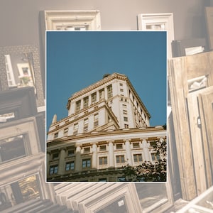 A Golden Hour Moment in NYC • Limited Edition Square Art Print • New York • ObscuraPrintShop • 35mm • Art Print • Analog Photography