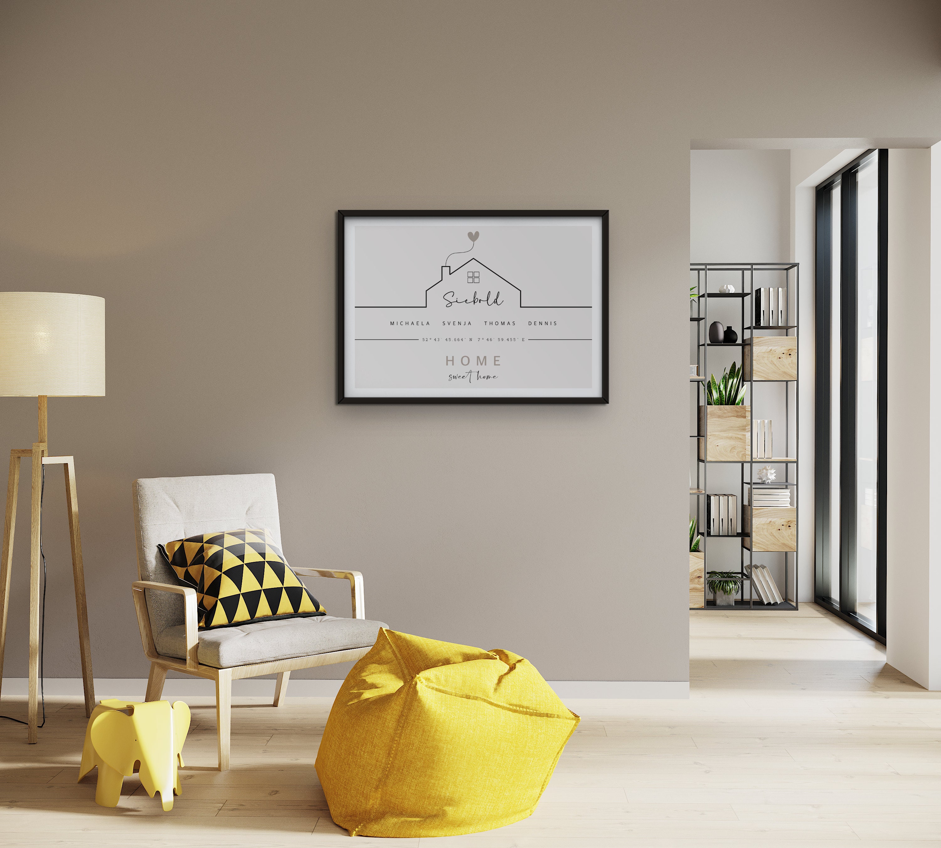 Personalisiertes Hausschild Aus Holz – Als Gesche Produktbild-Vorschau 6