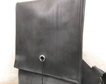 backpack from recycled roofing rubber