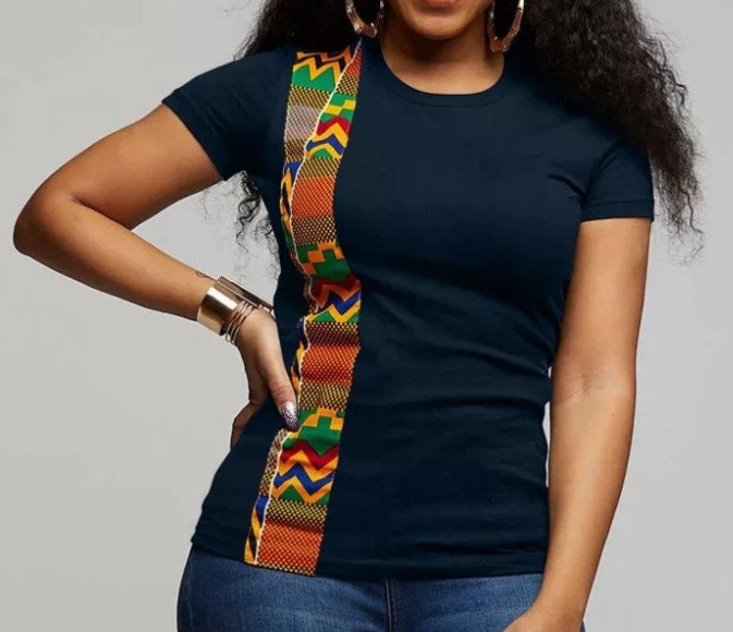 Women's African Print Tshirt Etsy