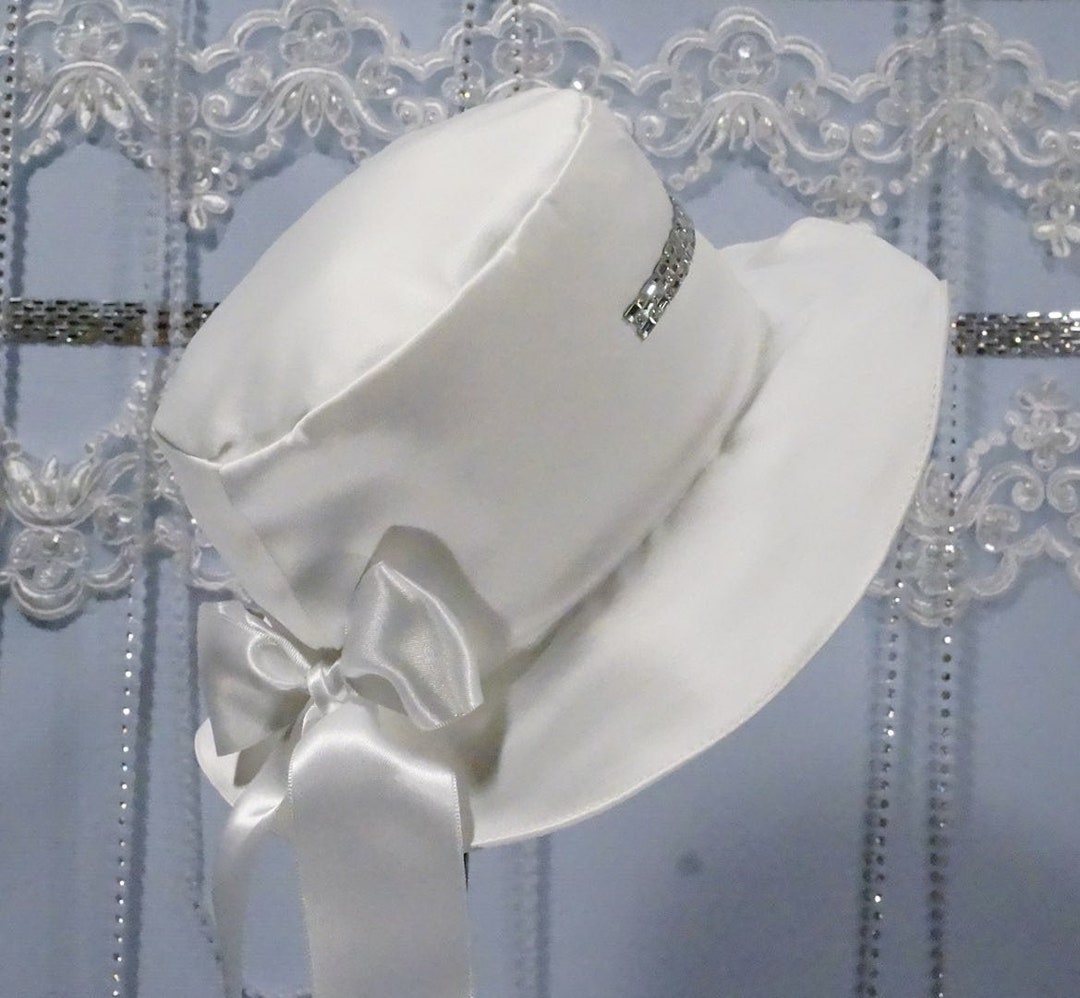 Baptization Hat Baby / Girl Ceremony Hat, Baptism, Essential Glamour Collection, Model ...