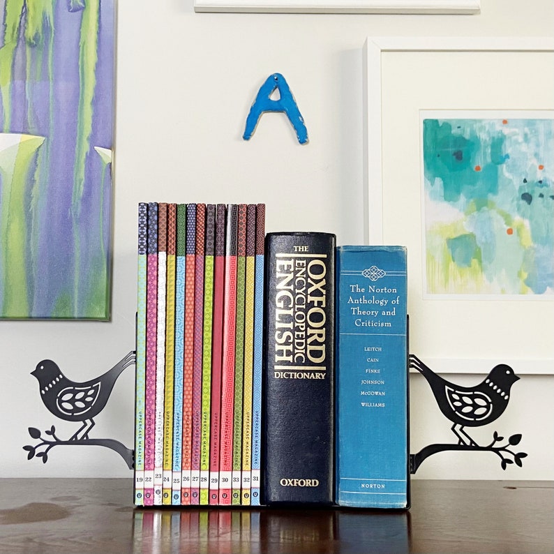Bookends Decorative Bird Bookends Book Lover Gift Book Etsy