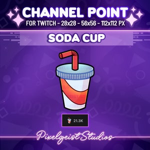Soda Cup Twitch Channel Point: Nostalgiskt streamtema