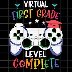 Virtual Back to School Complete |First Grade | Second Grade |Third Grade|Fourth Grade|Fifth Grade| PNG Digital Download