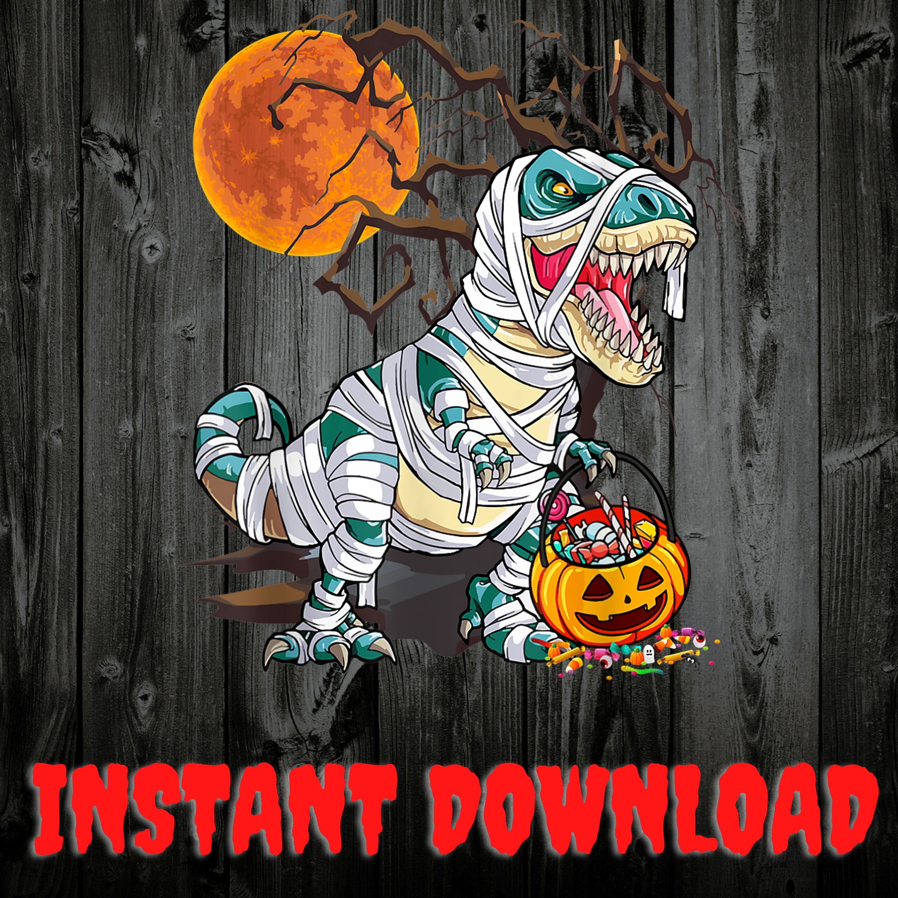 Dinosaurs Halloween PNG, Dinosaur PNG Pumpkin Png, T Rex Png, Halloween ...