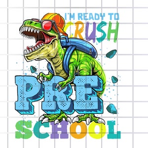 I'm Ready To Crush Kindergarten First Grade Second | Etsy