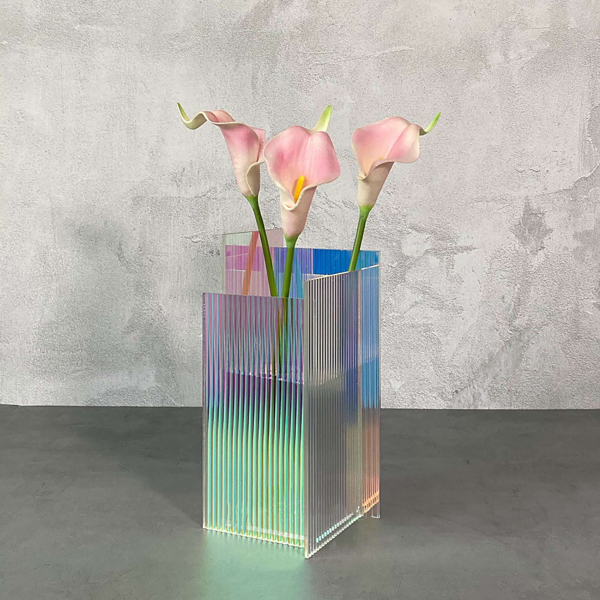 Ripple Illusion Acrylic Vase Acrylic HandicraftHydroponic Etsy