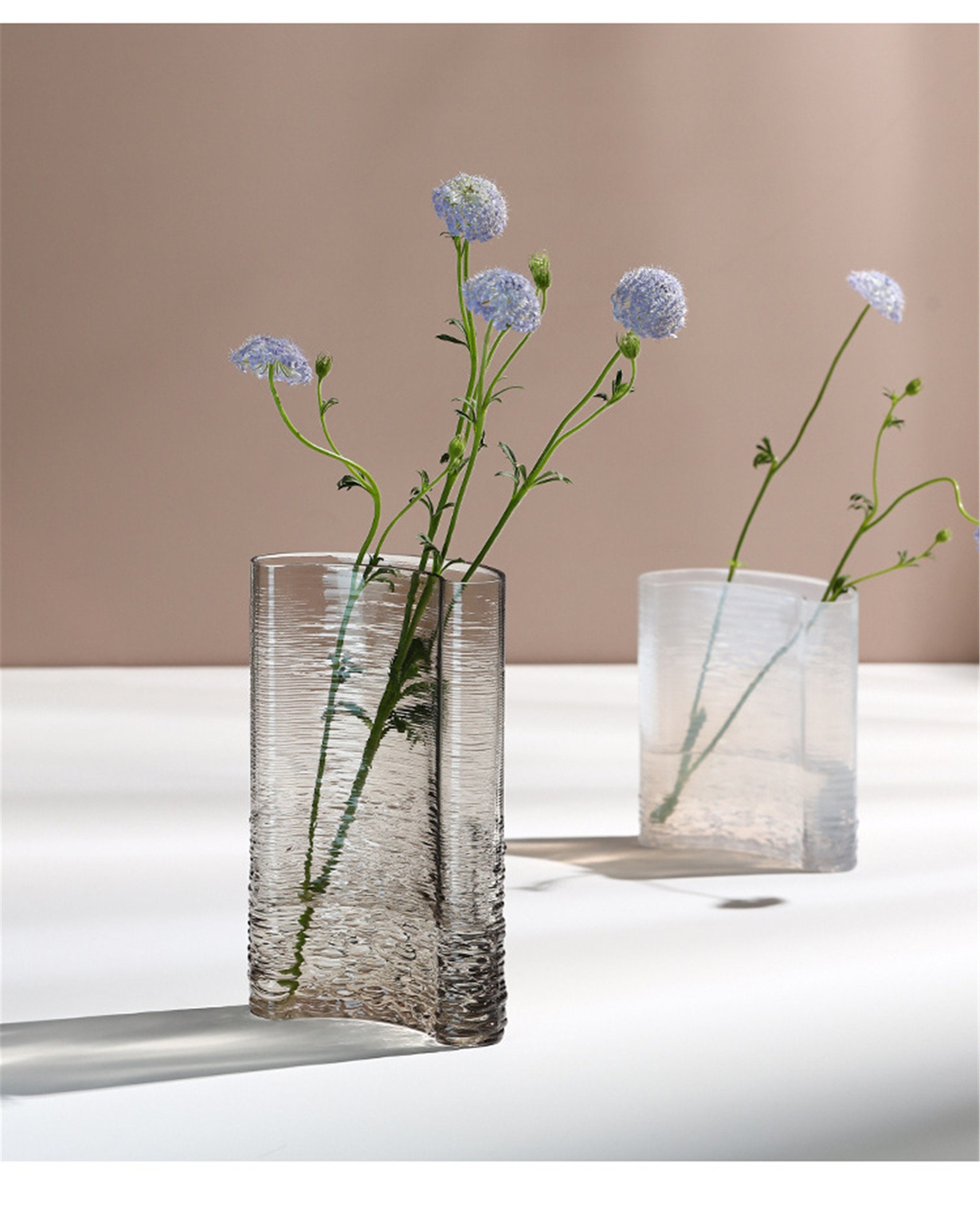 Ushape Glass Vase Simple Luxury Glass Vase Hydroponic Etsy