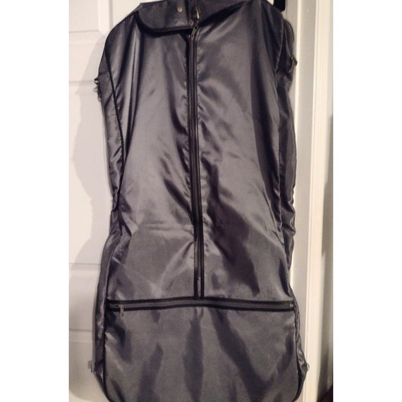 Vtg Pierre Cardin Hanging Folding Garment Bag Travel Full Zip