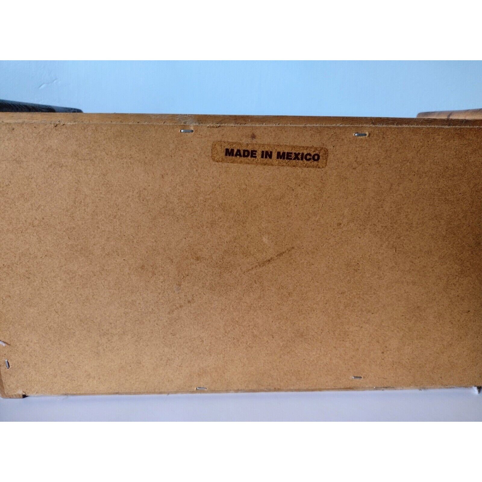 Vtg Handmade Wood Bread Box Front Open Black Block Letters Etsy