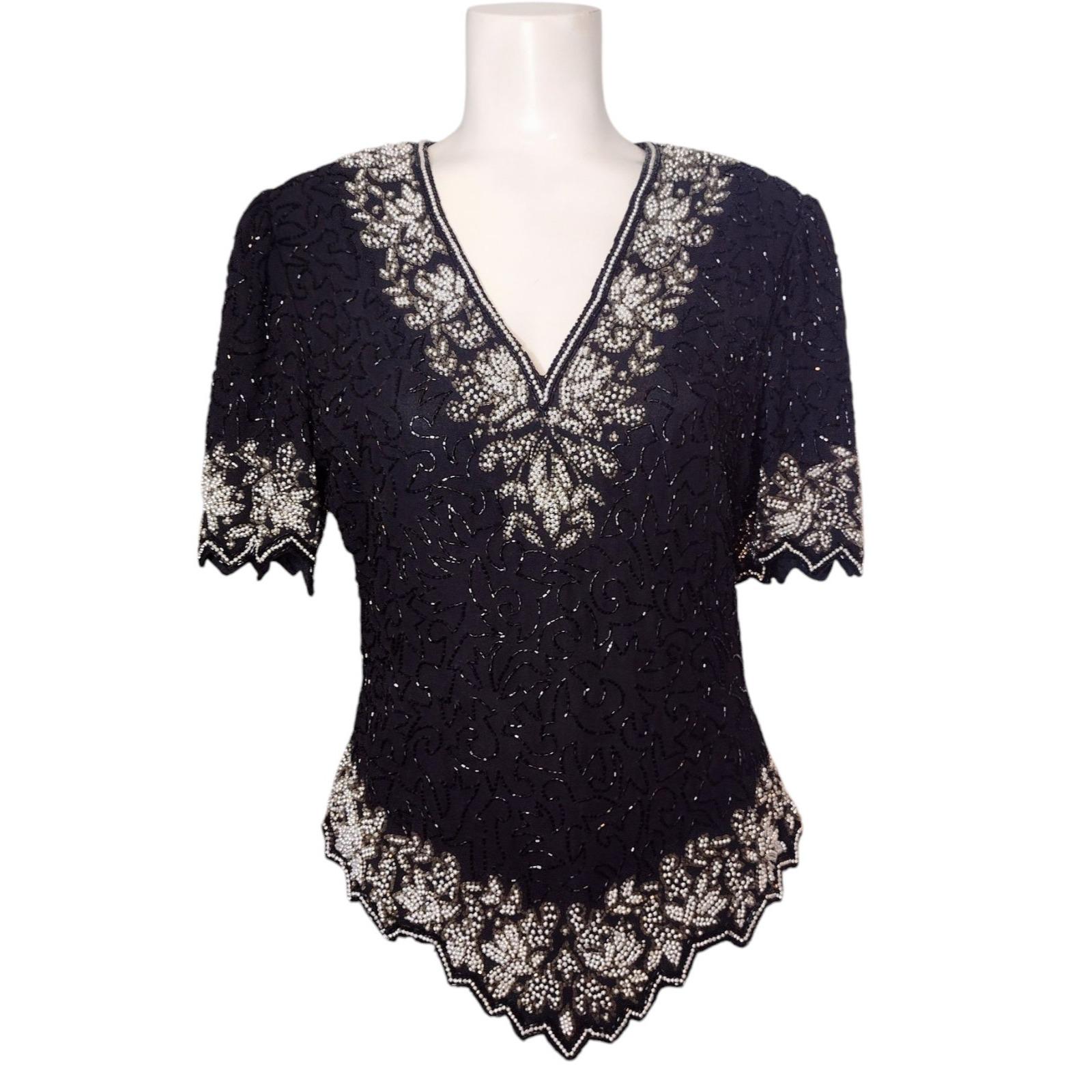 beaded blouses evening