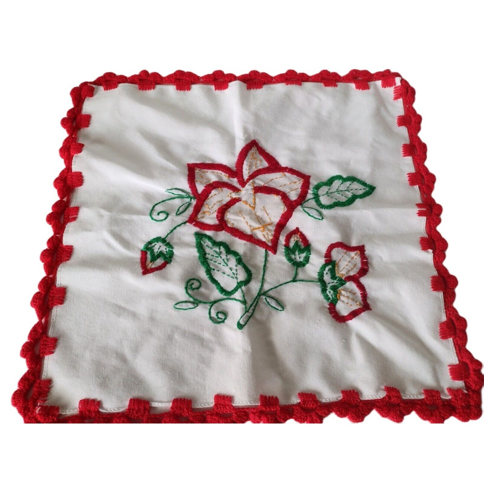 Servilletas para Bordar a Mano Mexicanas Con Dibujo  Mexican Napkins with  Drawing for Hand Embroidered (Flowers 5) : : Home