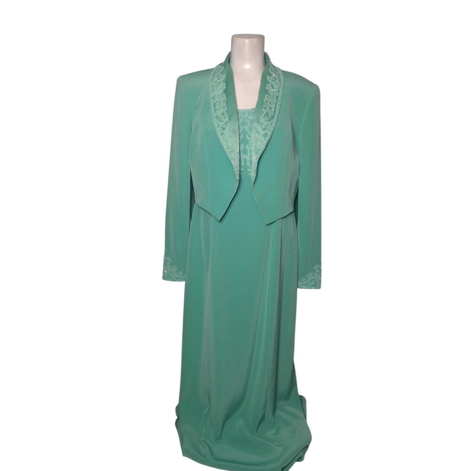 Oleg Cassini Beaded Gown - Etsy