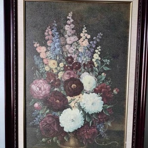 Glynda Turley "Grand Glory I"  Signed 75/350  Original Oil Floral Canvas Print