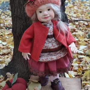 Waldorf Inspired  Doll  19&quot;/ 48cm, OOAK Doll, Art Doll, Collectable