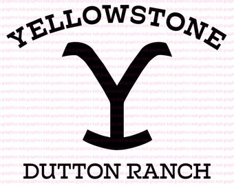 Download Yellowstone svg | Etsy