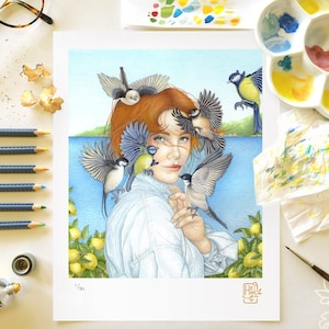 LIMITED EDITION Fine Art Giclée Print - Les citronniers