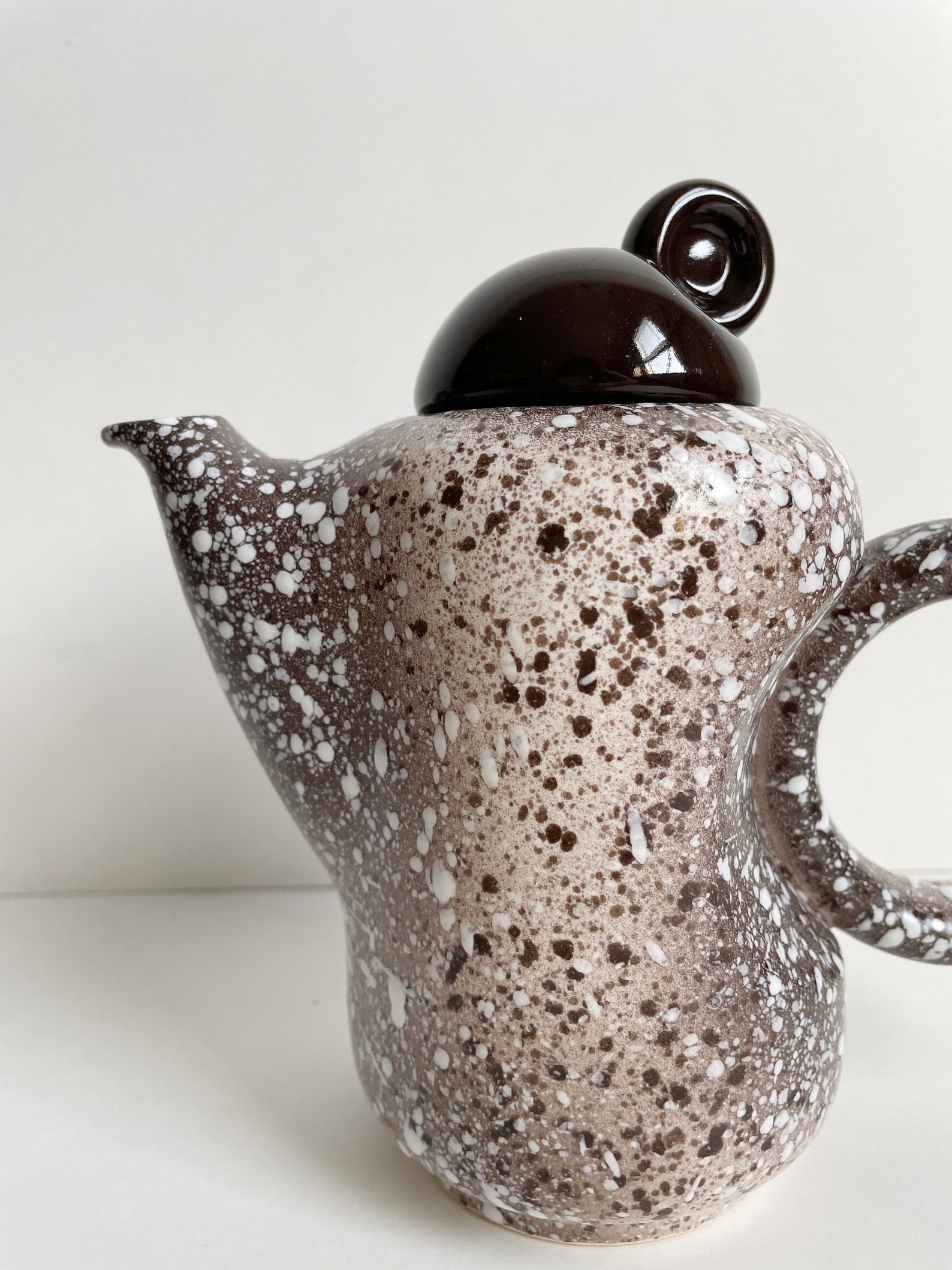 Signed Post Modern Art Ceramic Teapot Etsy