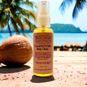 CocoNUT&#39;nMe Spray Body Glaze (Light Weight After Shower Body Oil)