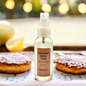 Grandma&#39;s Lemon Cake Room/Linen Spray