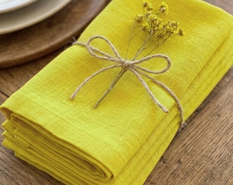 Easter Linen Napkins, Natural Linen Cloth Napkins Set, Size 16''x16'' (40x40cm)