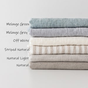 All colors linen fabric samples fast delivery, set of linen swatches for canopy bed curtains, bedding, slipcovers, tablecloths, napkins image 1