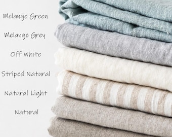 Natural Linen Tablecloth, Custom Farmhouse Rectangle, Square, Circle, Oval Table Cloth