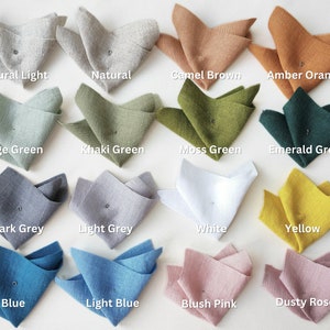 Linen fabric samples set for linen curtains, shower curtains, linen slipcovers, linen tablecloths, linen bedding, linen fabric swatches